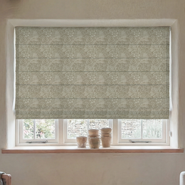 William Morris Marigold Made To Measure Roman Blind Natural