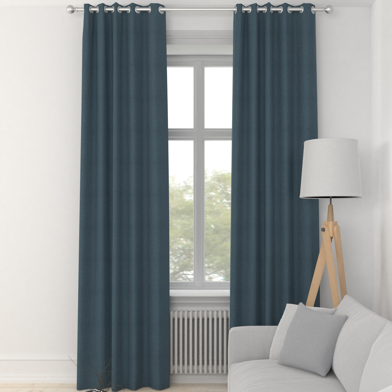 Willow Made to Measure Curtain Peacock