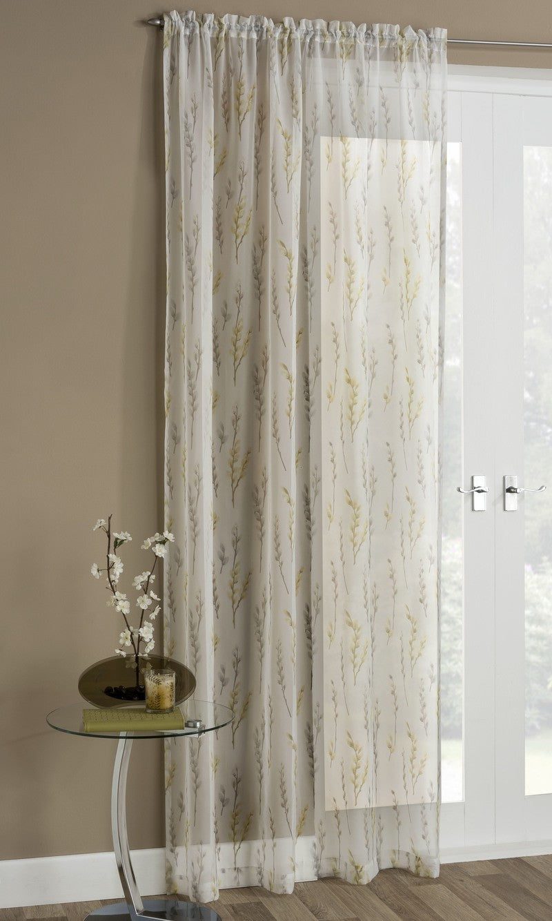 Willow Voile Panel Yellow