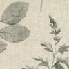 ANTE DECOR Willow Printed Cotton Fabric French Grey
