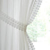 Windsor Slot Top Ready Made Single Voile Curtain Cream