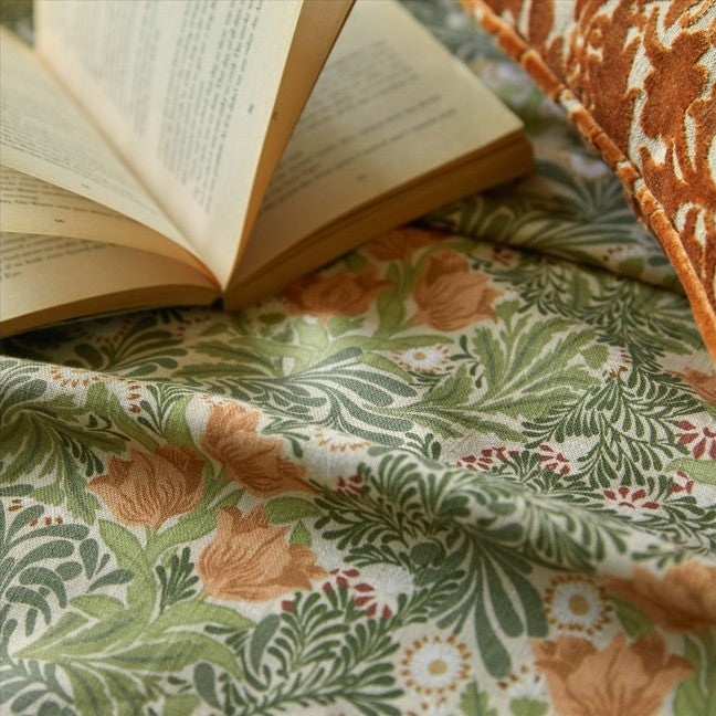 William Morris At Home Bower Fabric Fern