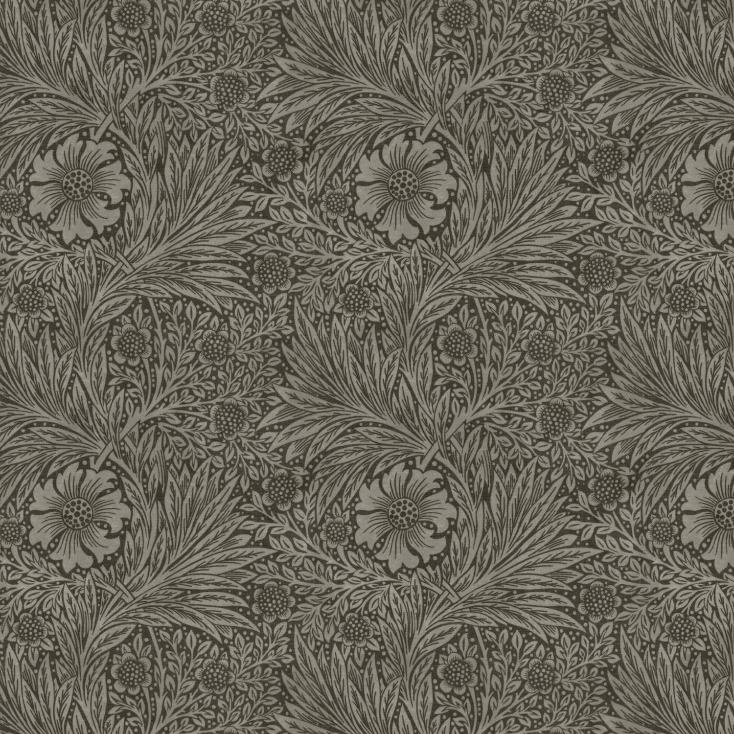 William Morris Marigold Blackout Made To Measure Roller Blind Iron