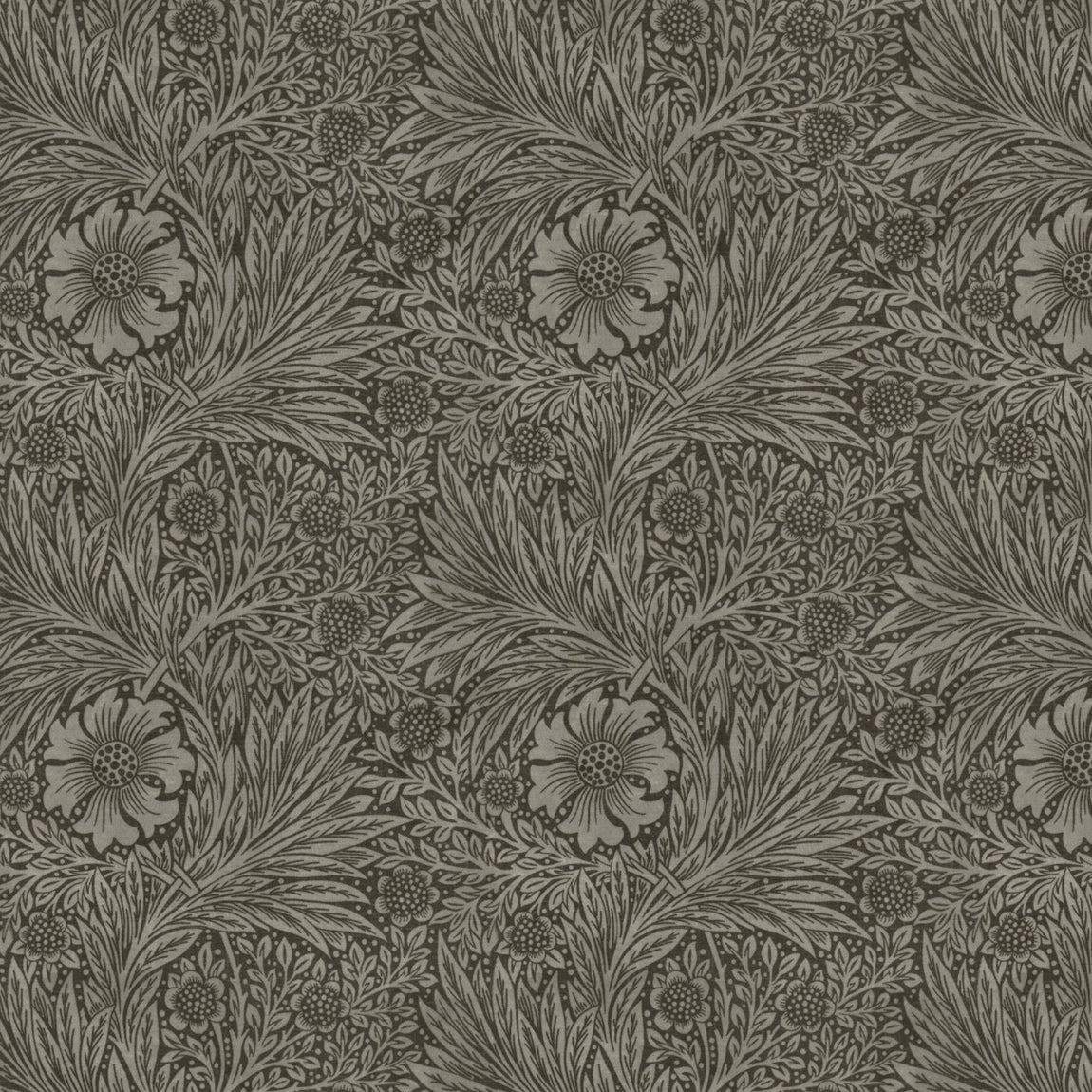 William Morris Marigold Blackout Made To Measure Roller Blind Iron