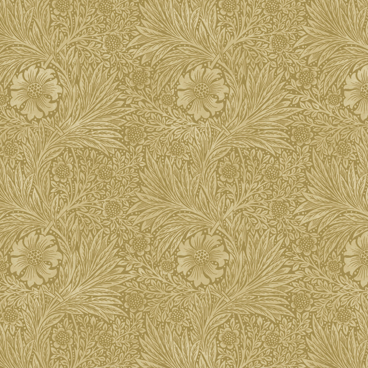William Morris Marigold Blackout Made To Measure Roller Blind Ochre