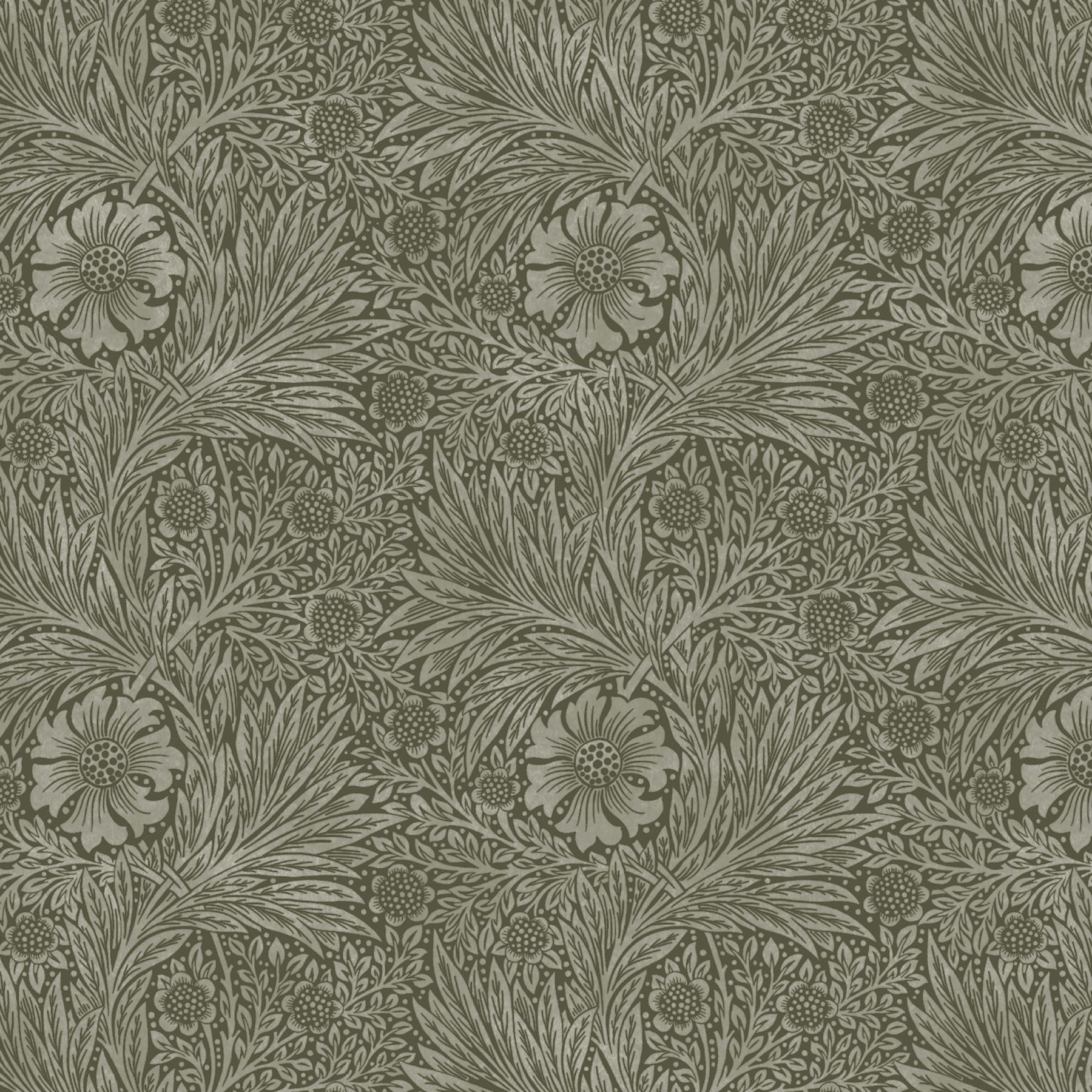 William Morris Marigold Blackout Made To Measure Roller Blind Sage