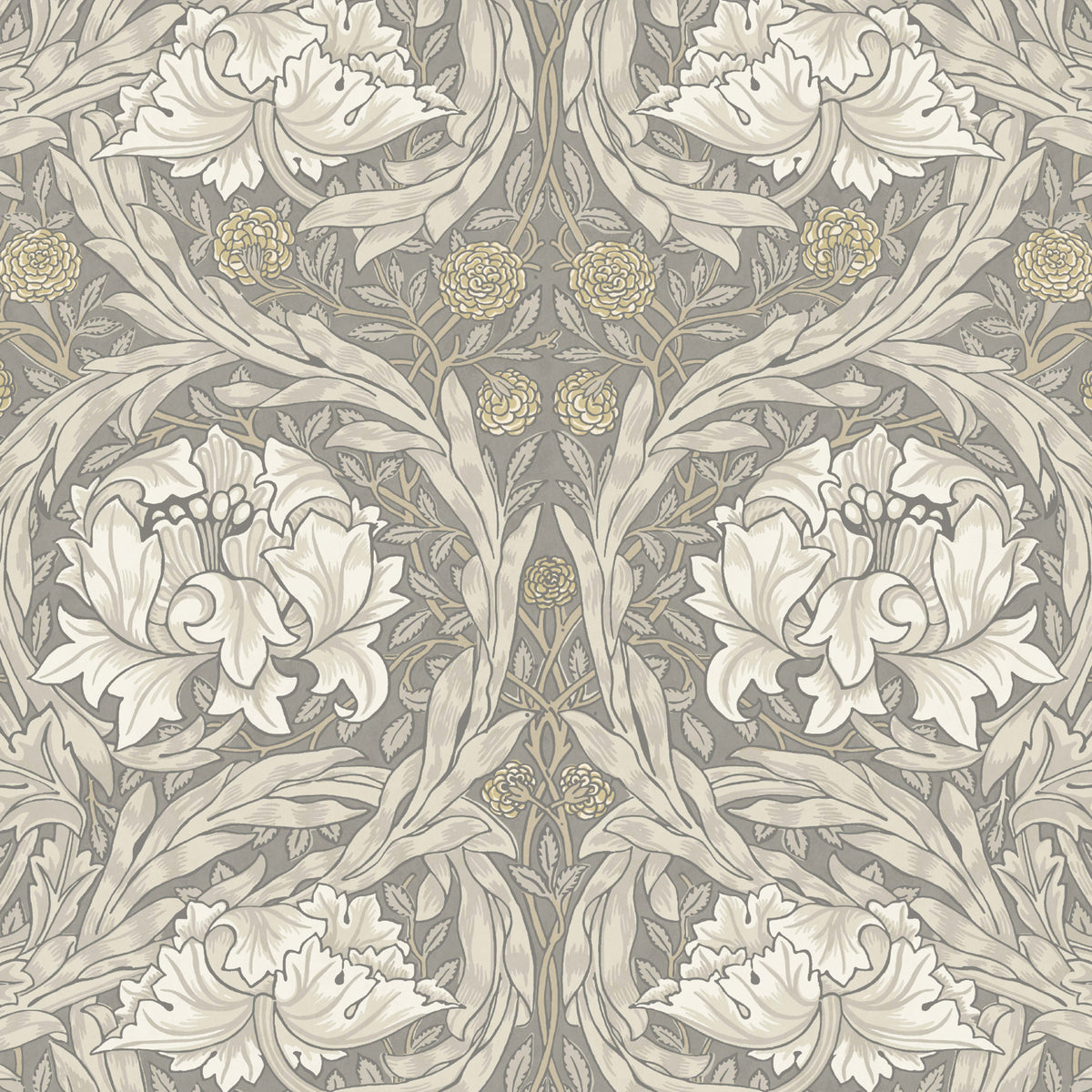 William Morris African Marigold Blackout Made To Measure Roller Blind Limestone