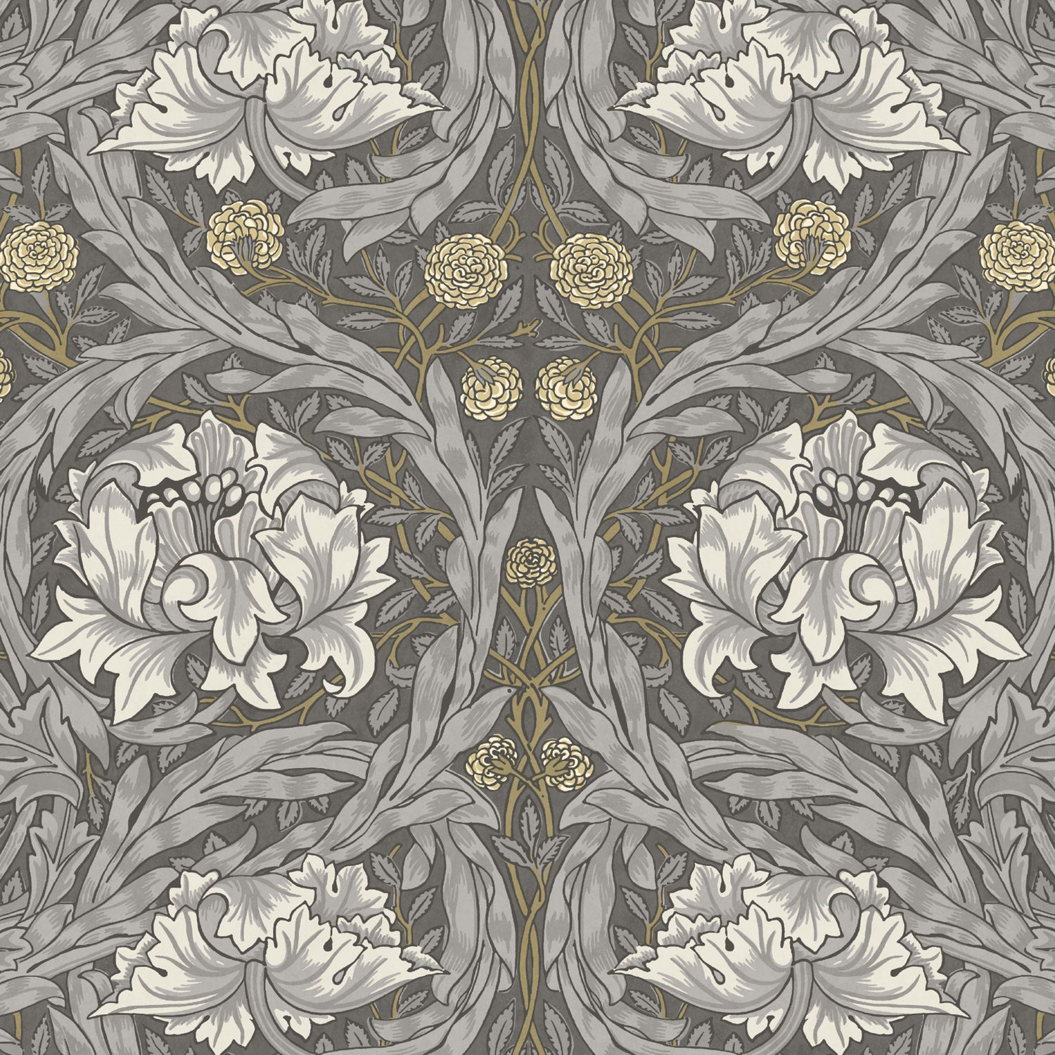 William Morris African Marigold Blackout Made To Measure Roller Blind Iron