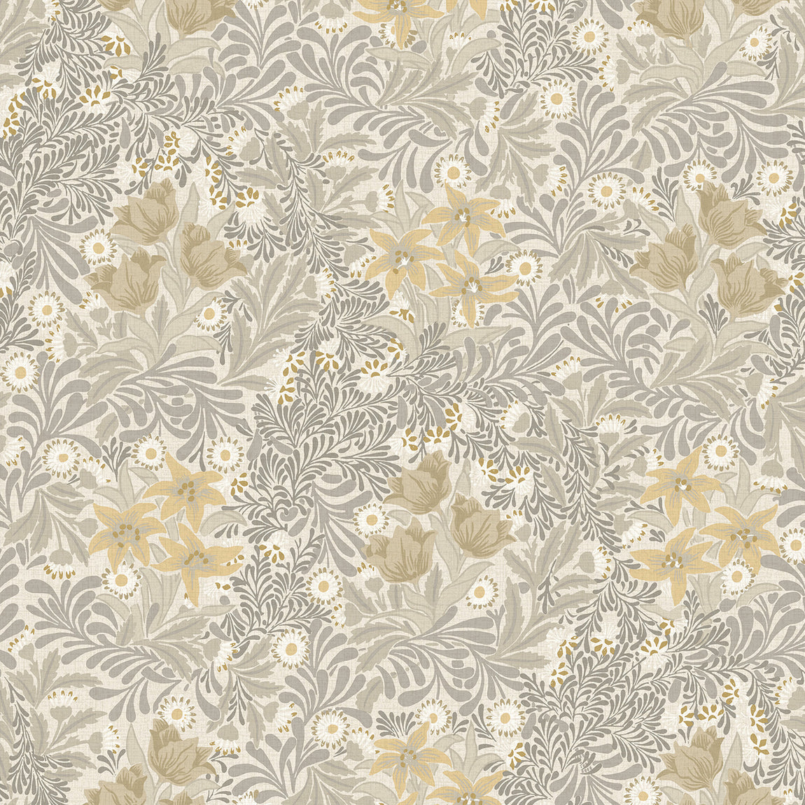 William Morris Bower Blackout Made To Measure Roller Blind Barley
