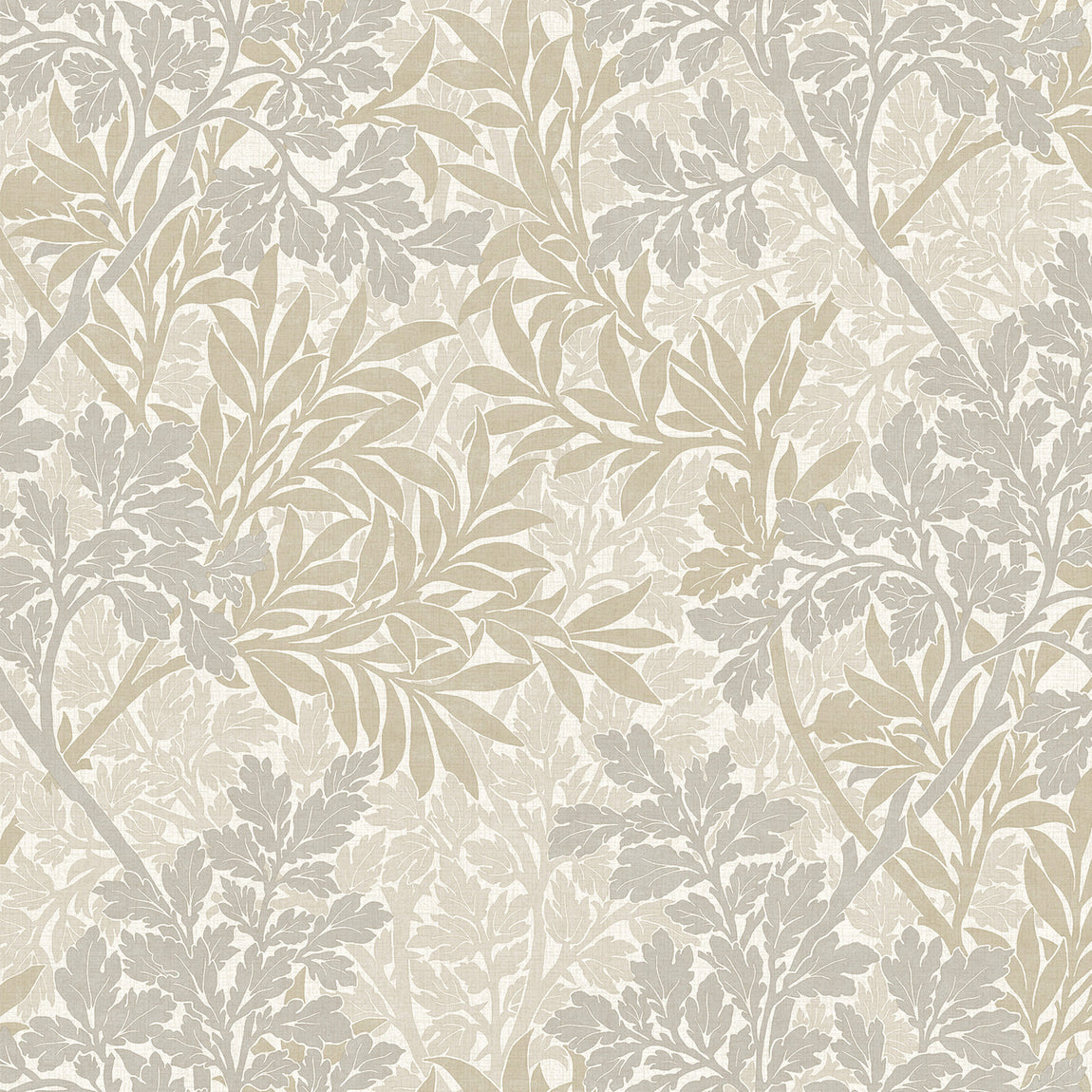 William Morris Foliage Blackout Made To Measure Roller Blind Barley