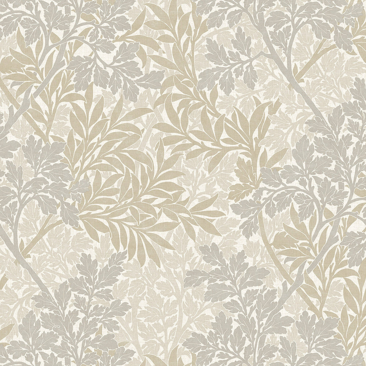William Morris Foliage Translucent Made To Measure Roller Blind Barley