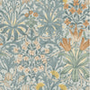 William Morris Woodland Weeds Translucent Made To Measure Roller Blind Bluebird
