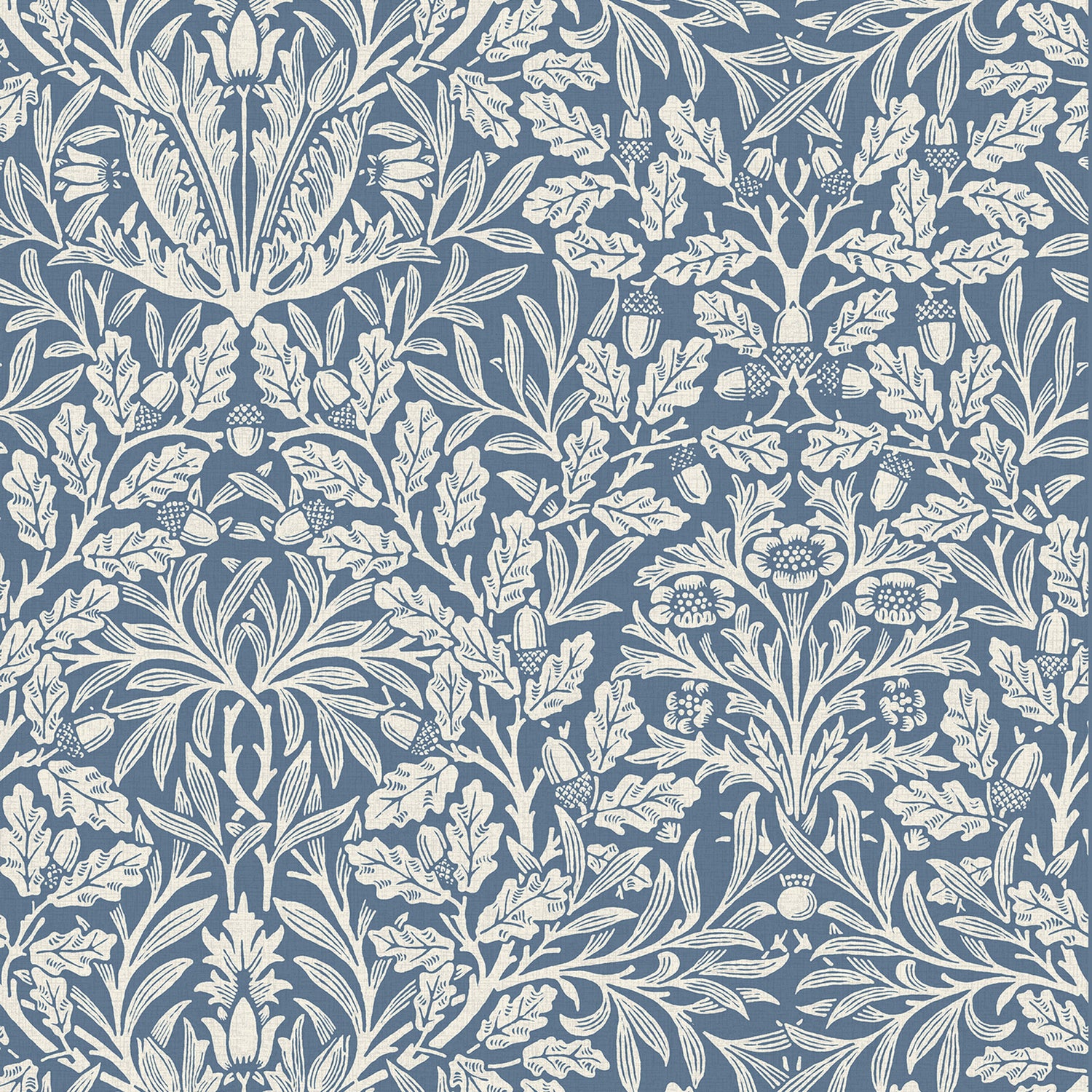 William Morris Acorn Blackout Made To Measure Roller Blind River