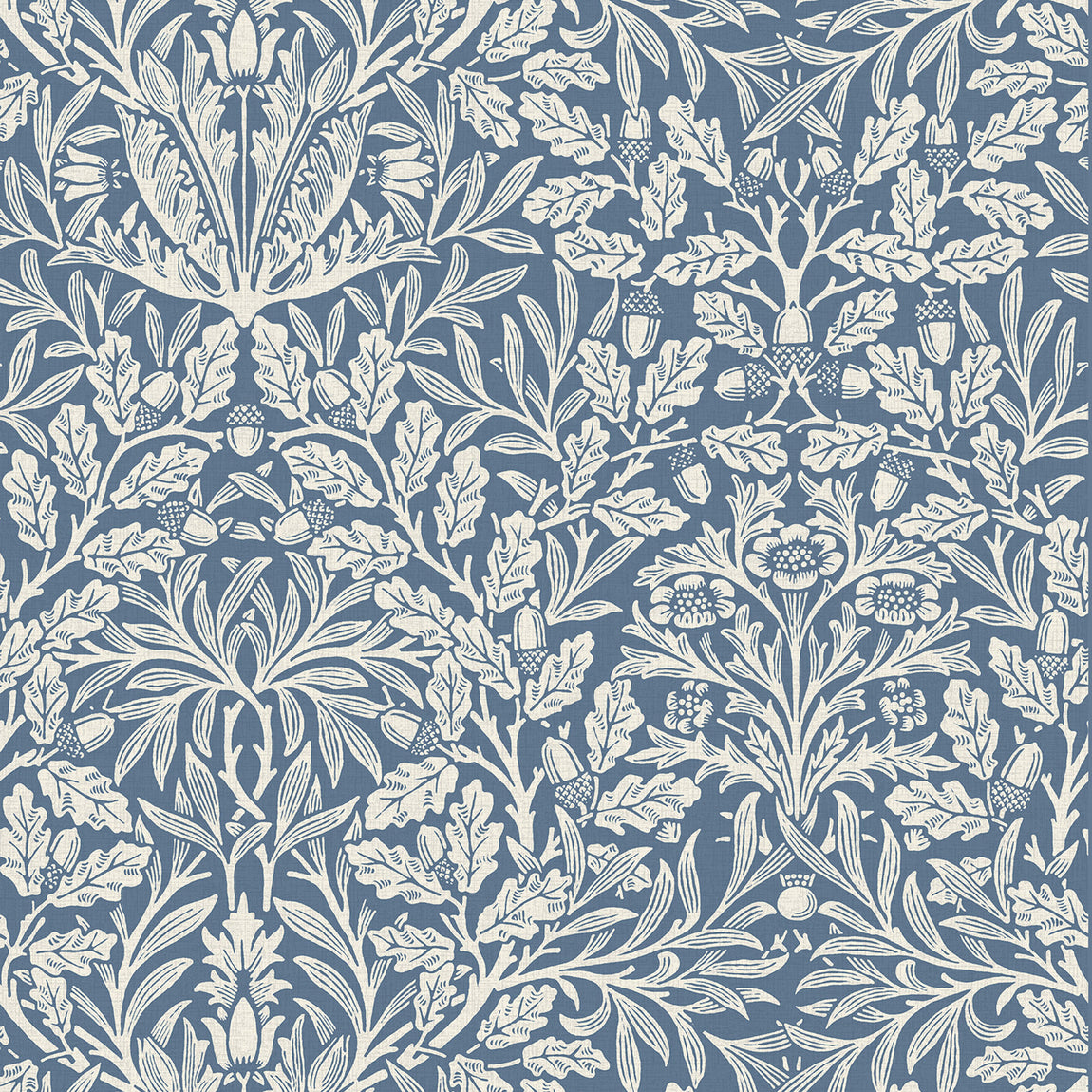 William Morris Acorn Blackout Made To Measure Roller Blind River