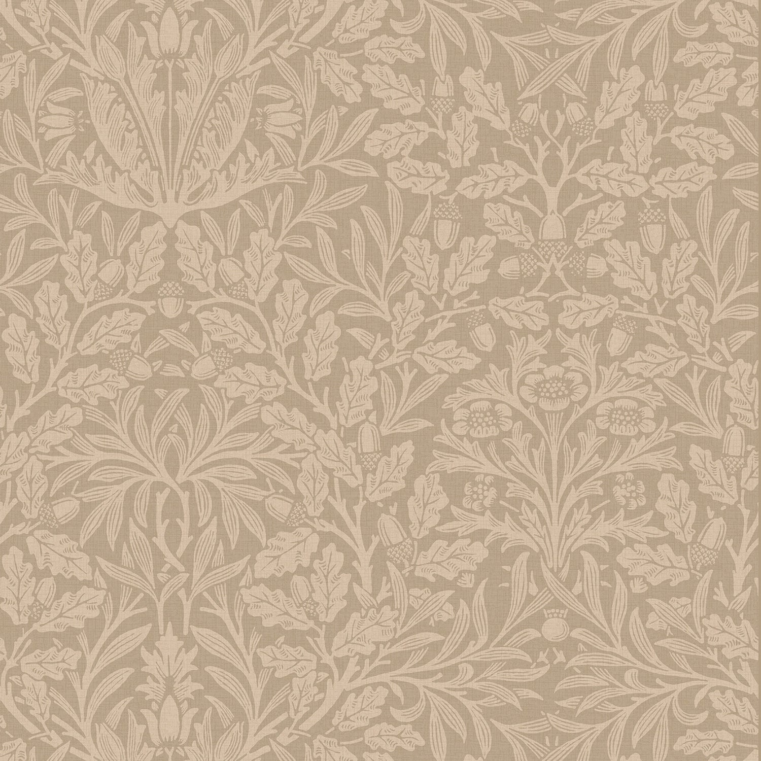 William Morris Acorn Blackout Made To Measure Roller Blind Clay