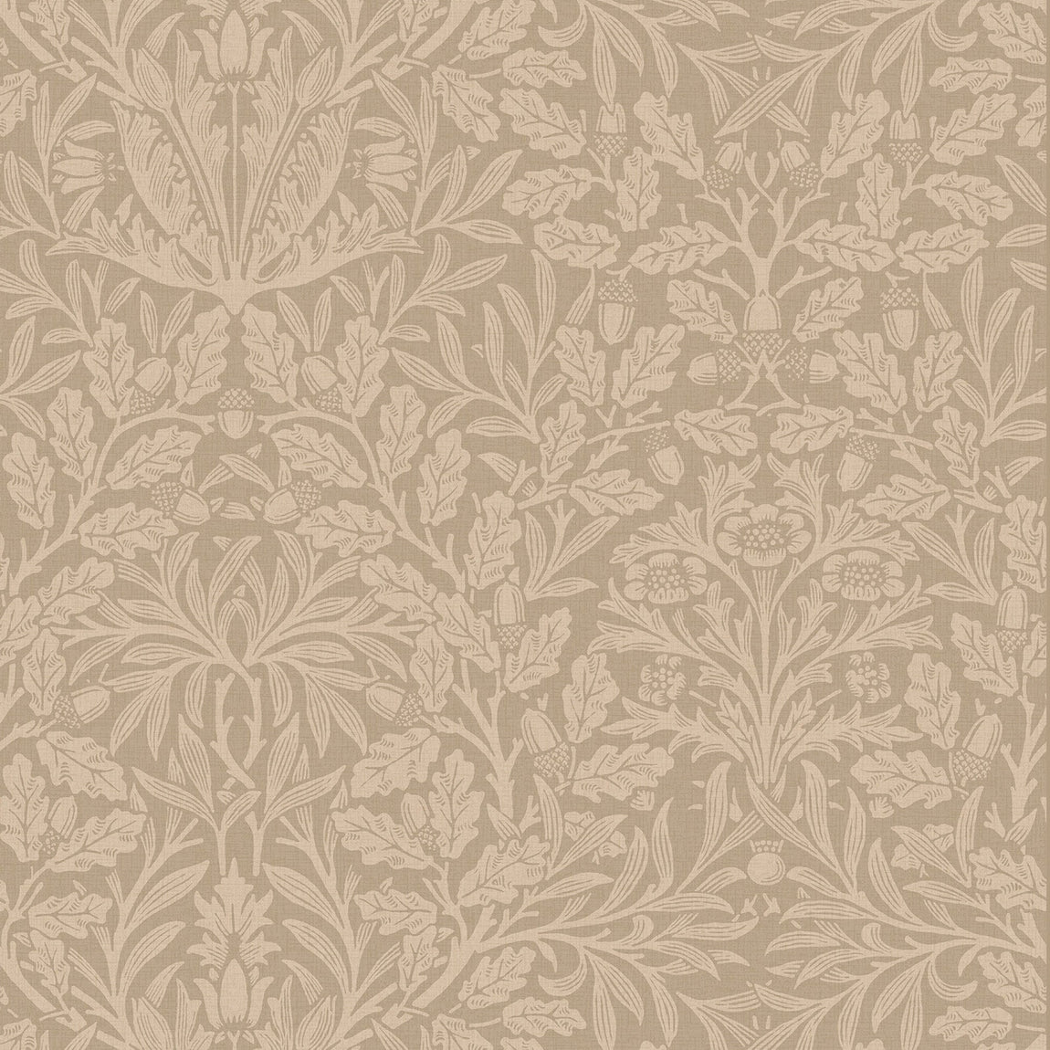 William Morris Acorn Translucent Made To Measure Roller Blind Clay