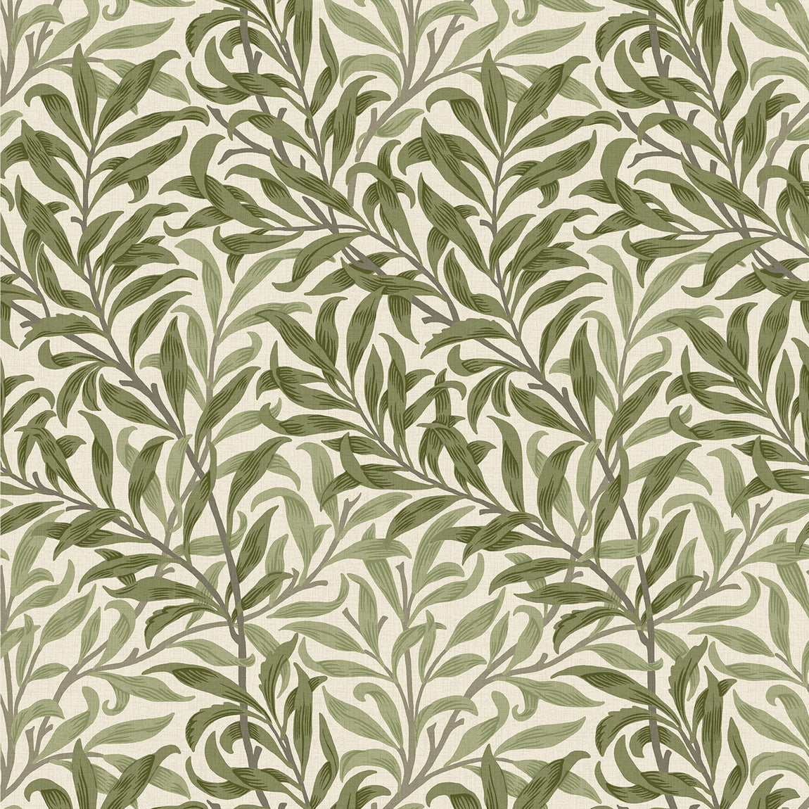 William Morris Willow Bough Blackout Made To Measure Roller Blind Moss