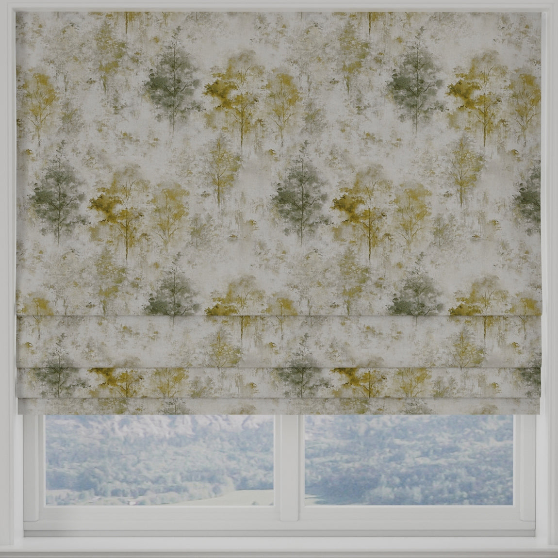 Woodland Made to Measure Roman Blind Fennel