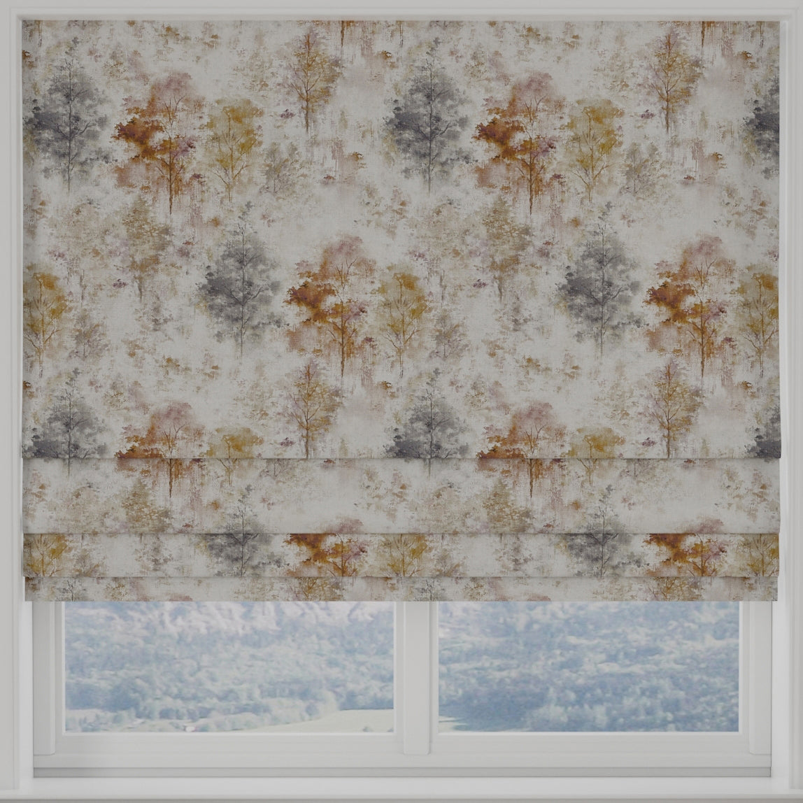 Woodland Made to Measure Roman Blind Rosemist
