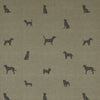ANTE DECOR Woof Printed Cotton Made To Measure Curtains Linen Charcoal