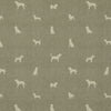 ANTE DECOR Woof Printed Cotton Made To Measure Roman Blind Beige Cream