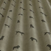 ANTE DECOR Woof Printed Cotton Made To Measure Roman Blind Linen Charcoal