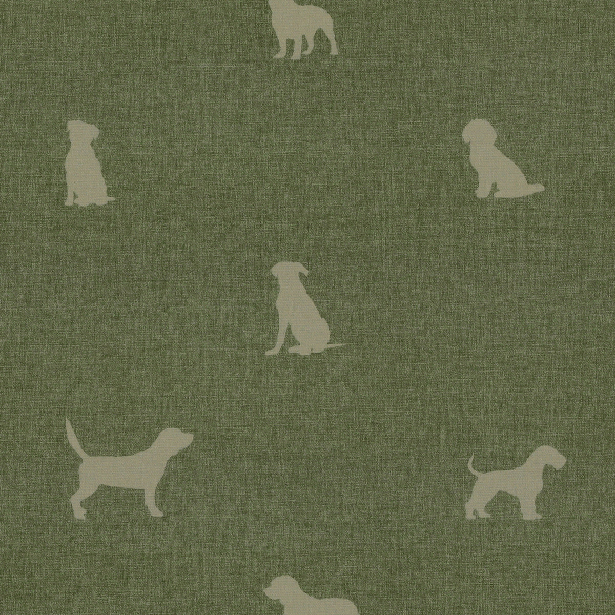 ANTE DECOR Woof Printed Cotton Fabric Sage