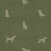 ANTE DECOR Woof Printed Cotton Fabric Sage