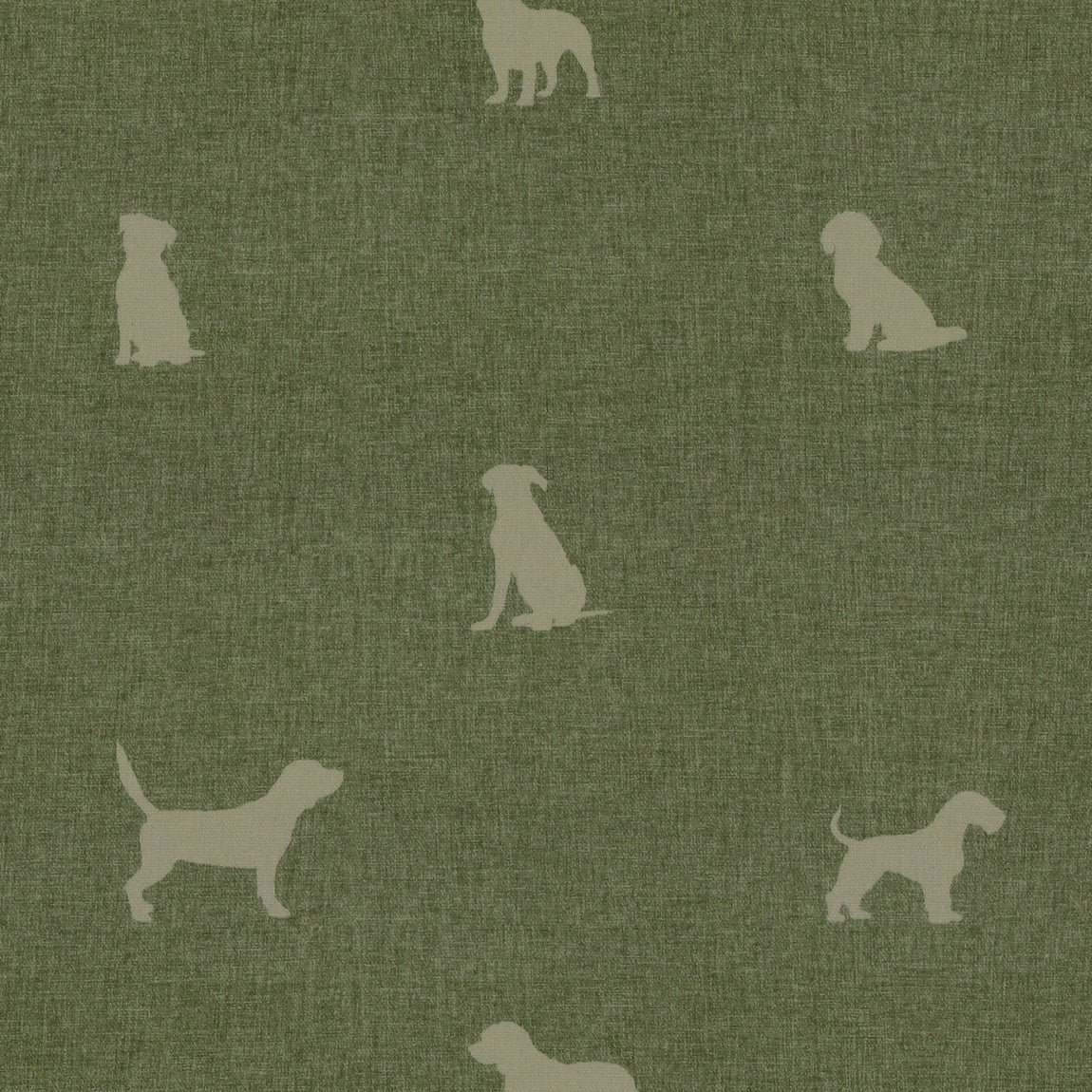 ANTE DECOR Woof Printed Cotton Fabric Sage