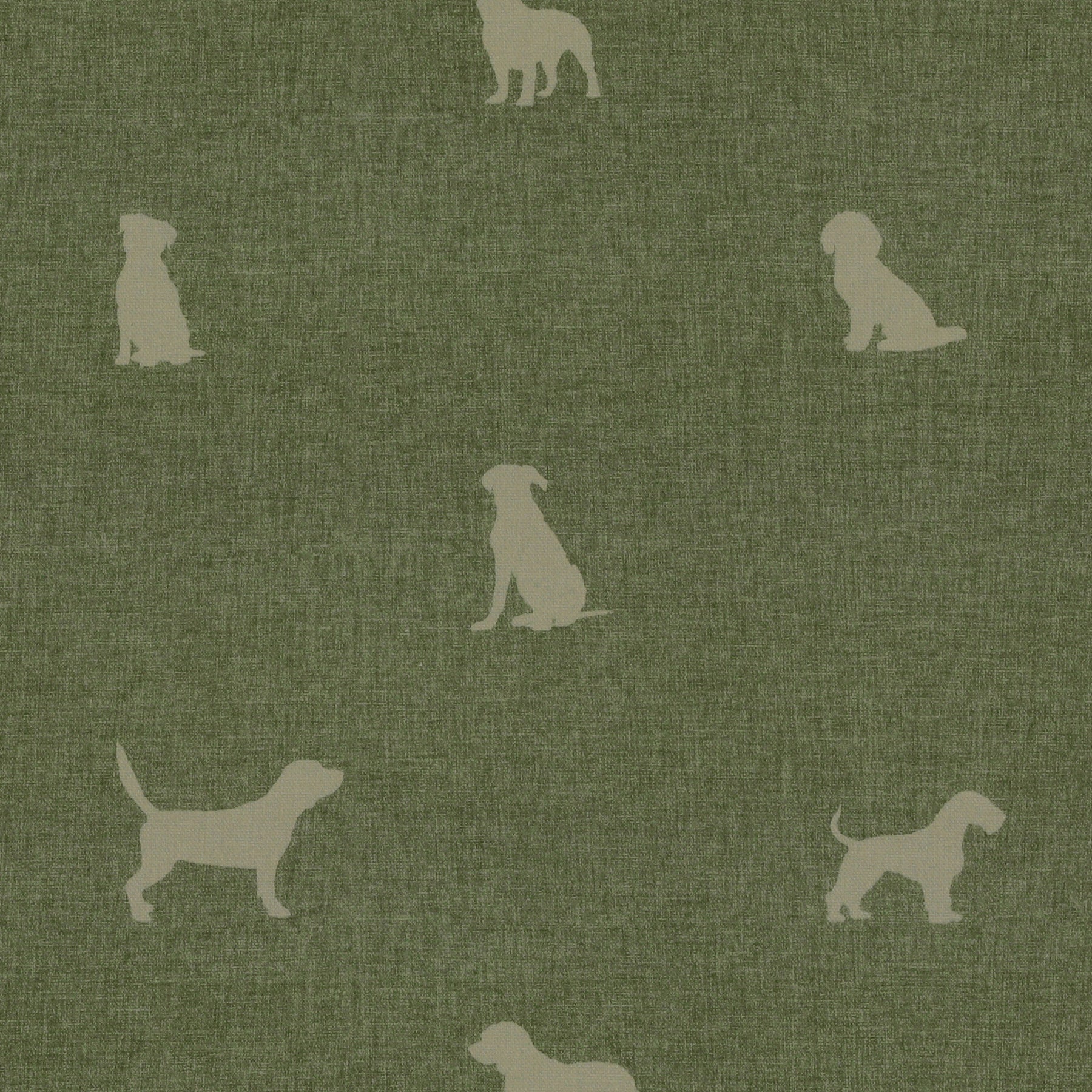 ANTE DECOR Woof Printed Cotton Fabric Sage