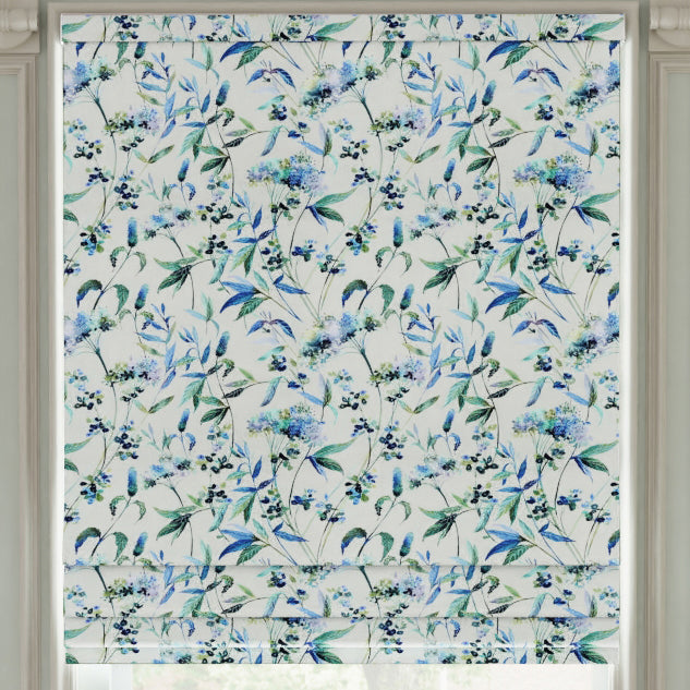 Linda Barker Yarrows Fabric Midnight-Silver