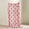 Catherine Lansfield Disco Cherries 200cm x 240cm Bedspread Pink