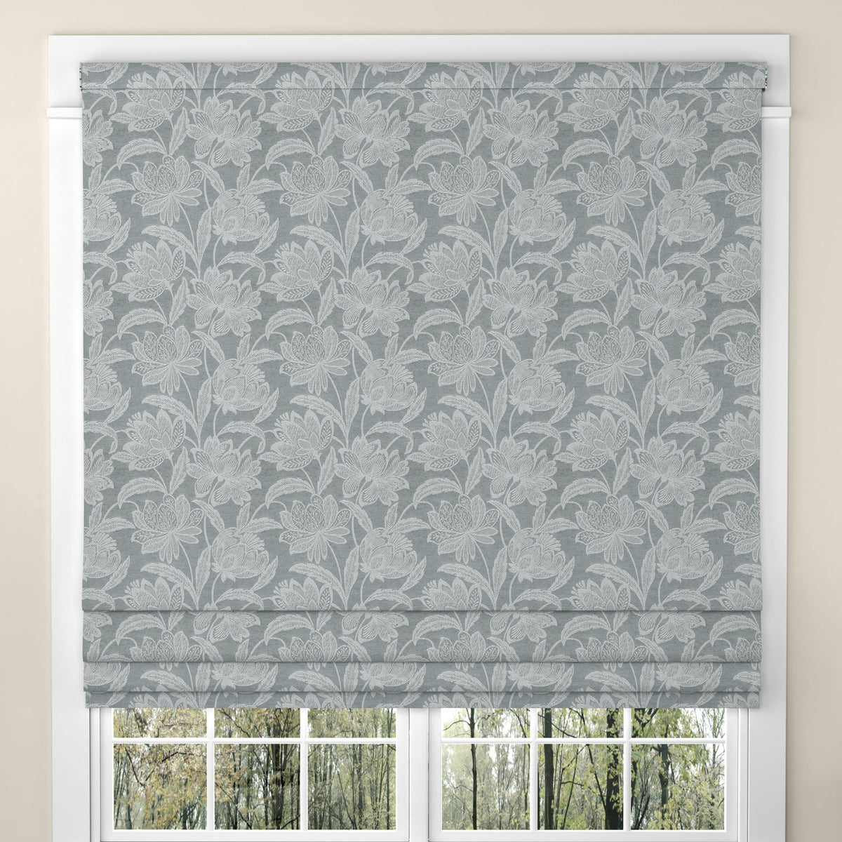 ANTE DECOR Zante Made To Measure Roman Blind Charcoal
