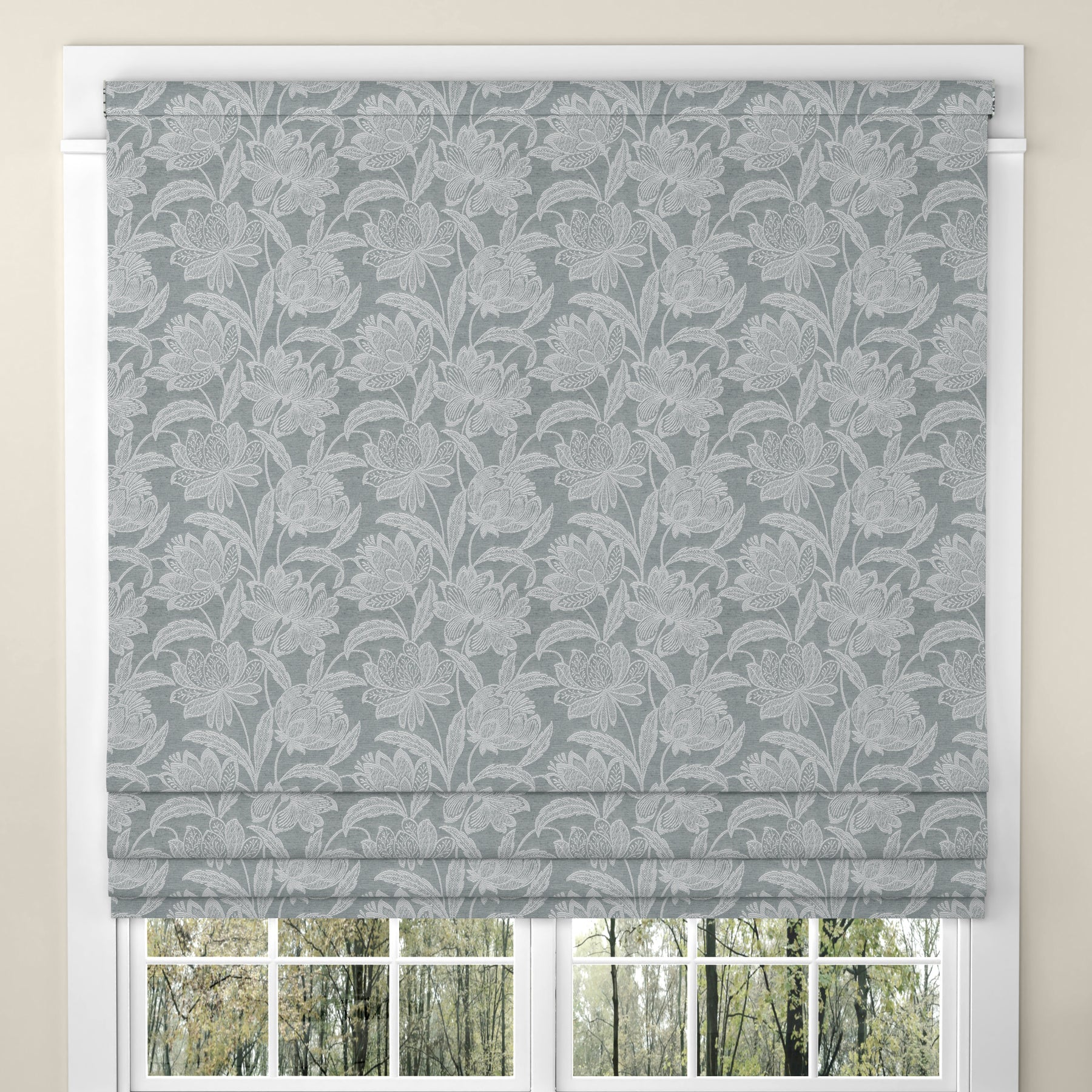 ANTE DECOR Zante Made To Measure Roman Blind Charcoal