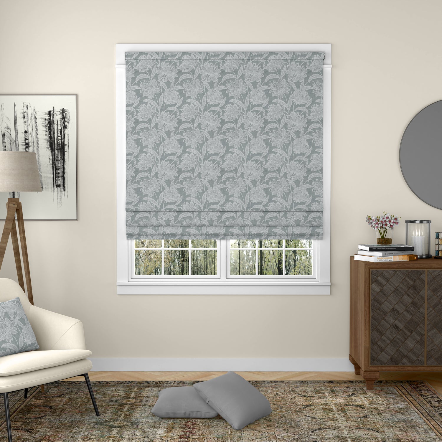 ANTE DECOR Zante Made To Measure Curtains Charcoal