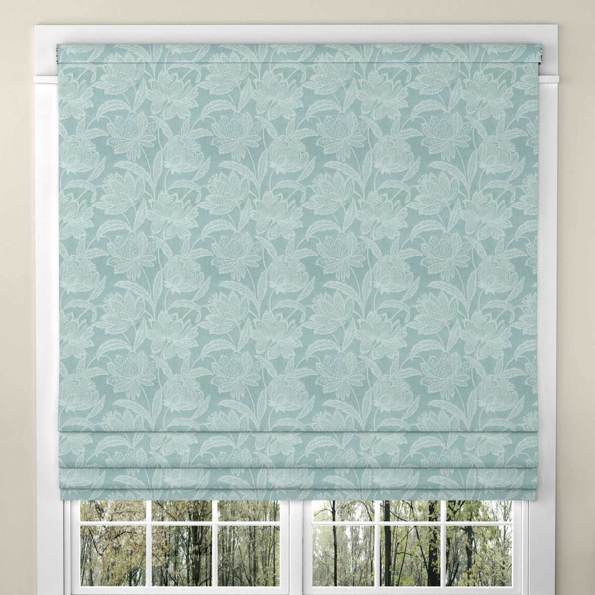 ANTE DECOR Zante Made To Measure Roman Blind Duckegg