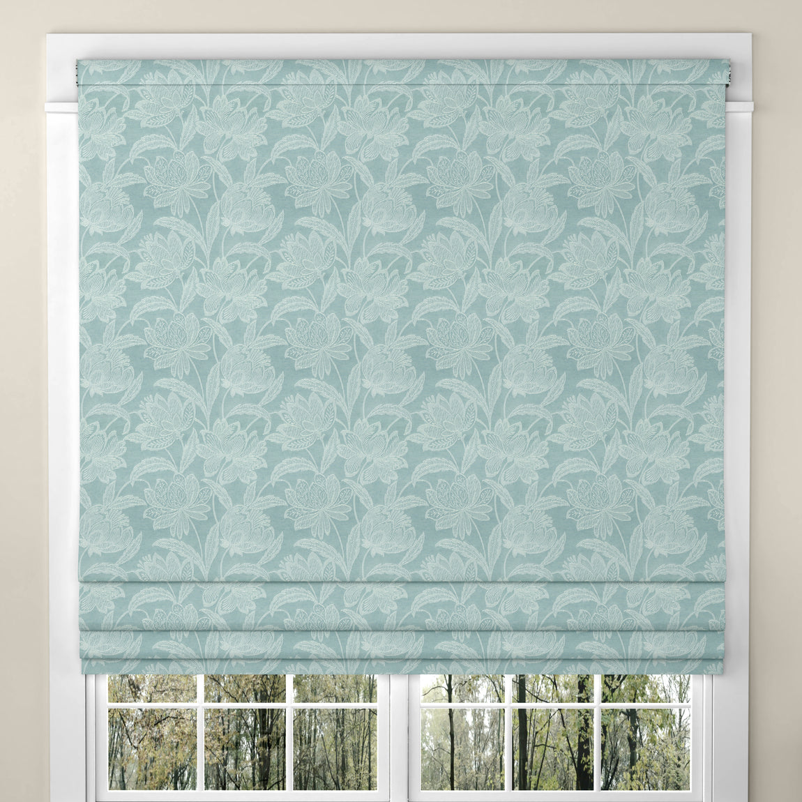 ANTE DECOR Zante Made To Measure Roman Blind Duckegg