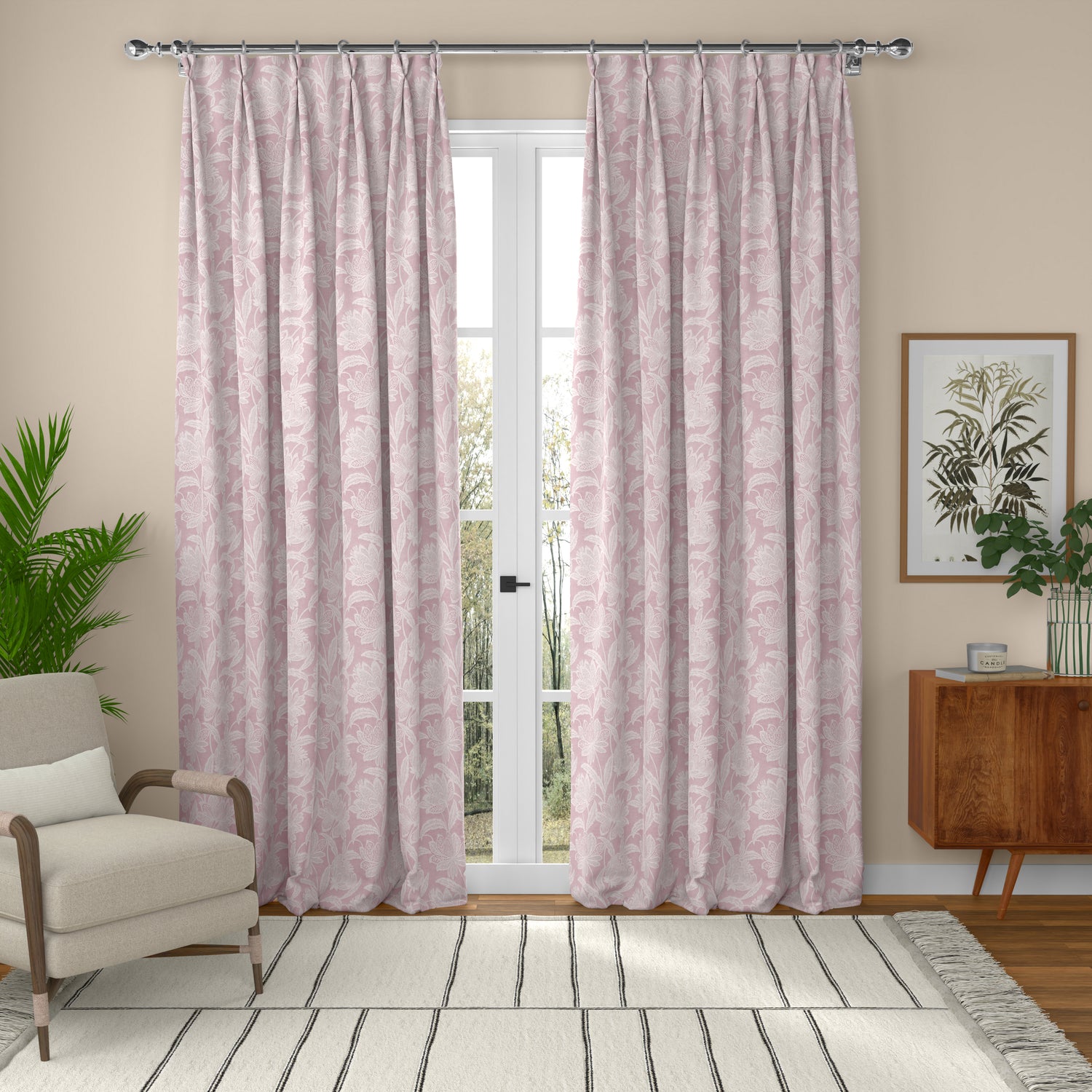 ANTE DECOR Zante Made To Measure Roman Blind Red