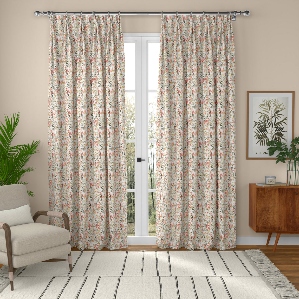 ANTE DECOR Zoe Made To Measure Roman Blind Pink