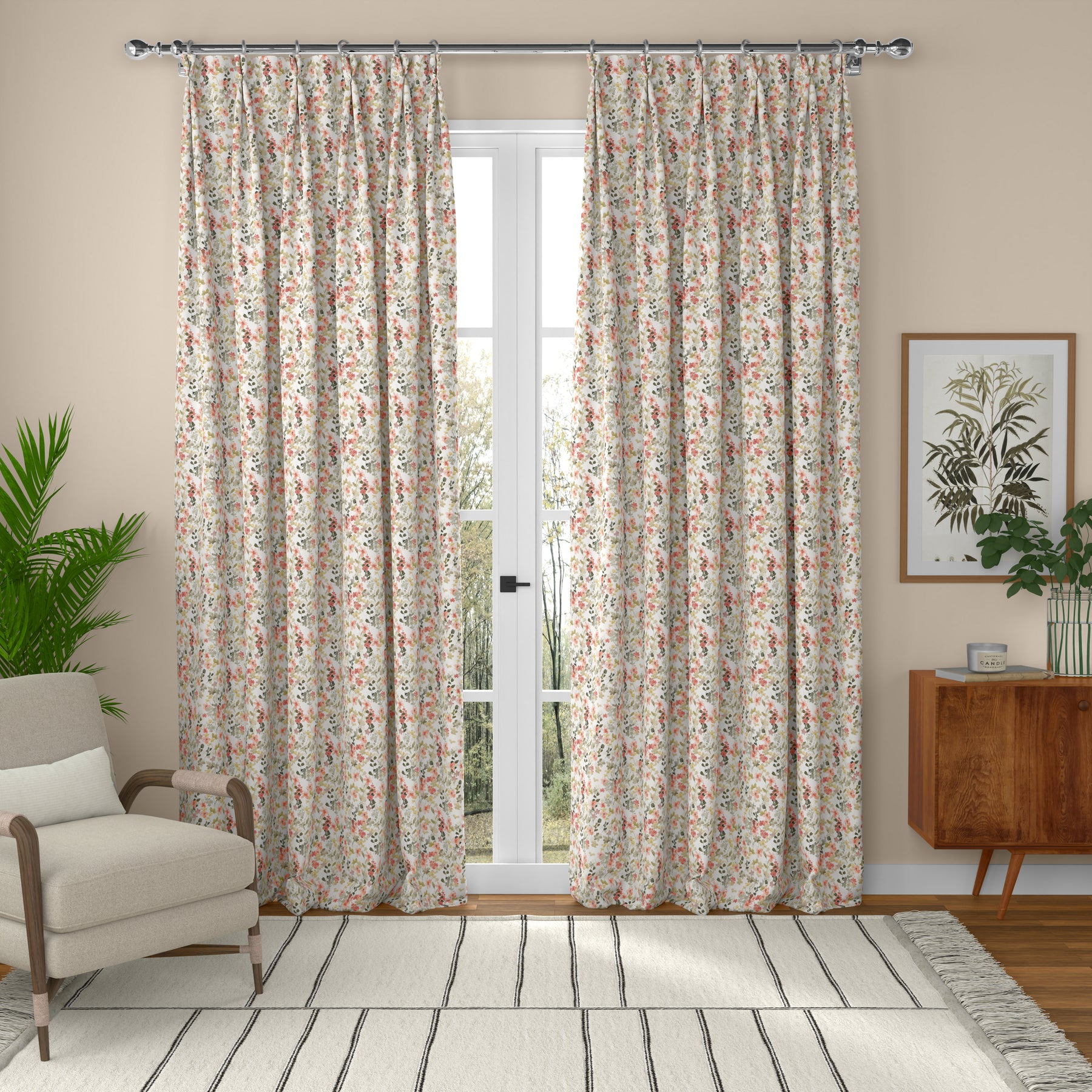 ANTE DECOR Zoe Made To Measure Roman Blind Pink