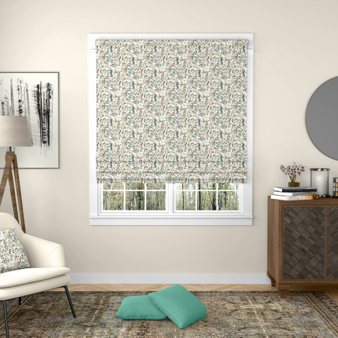ANTE DECOR Zoe Made To Measure Roman Blind Green