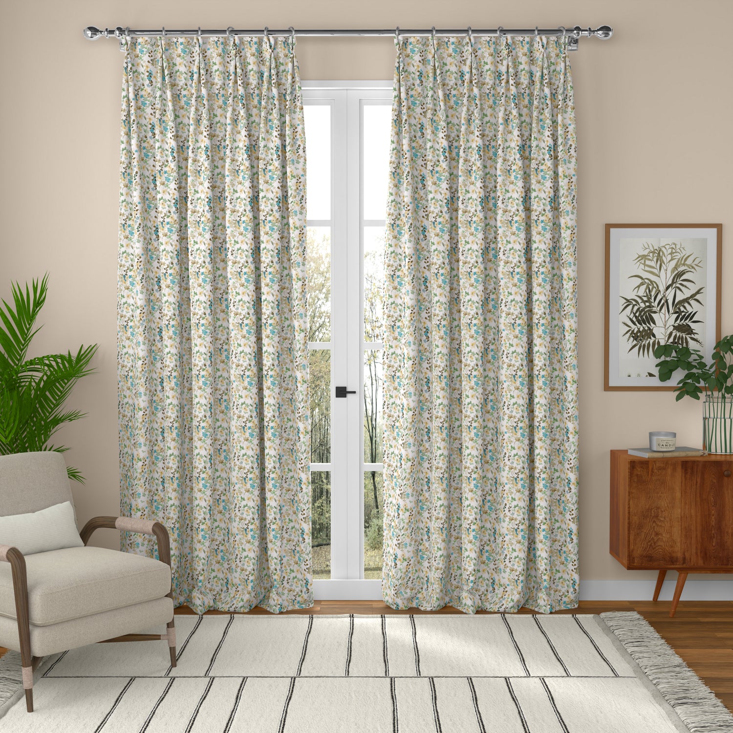 ANTE DECOR Zoe Made To Measure Roman Blind Green