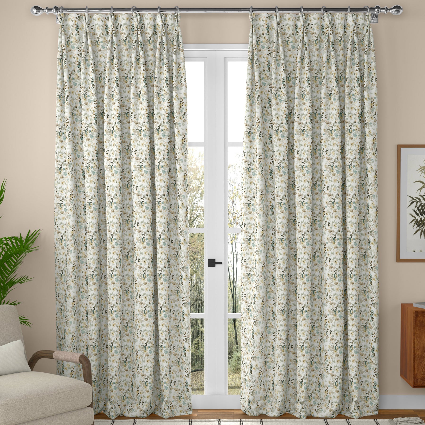 ANTE DECOR Zoe Made To Measure Curtains Earth