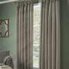 100% Blackout Ready Made Pencil Pleat Curtains Grey