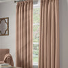 100% Blackout Ready Made Pencil Pleat Curtains Pink