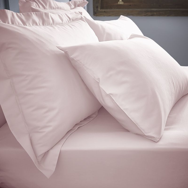 Bianca 200Tc Cotton Percale Houswife Pillowcase Blush