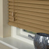 35mm Wood Essence Wooden Venetian Made To Measure Blind Desert Oak Pine