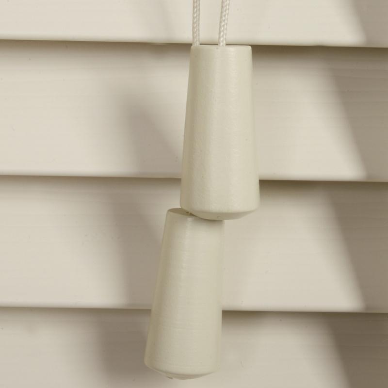 35mm Wood Essence Wooden Venetian Made To Measure Blind Mirage Parchment