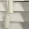 35mm Wood Essence 25mm Tape Wooden Venetian Made To Measure Blind Fine Grain True White
