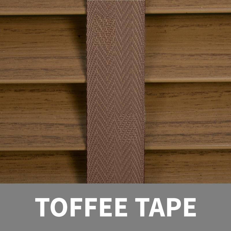 35mm Wood Essence 25mm Tape Wooden Venetian Made To Measure Blind Amber